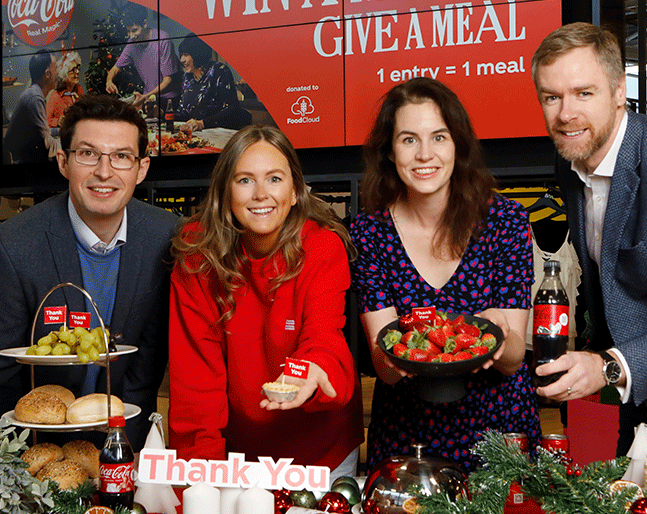 Donating more than 70,000 meals in the Republic of Ireland 