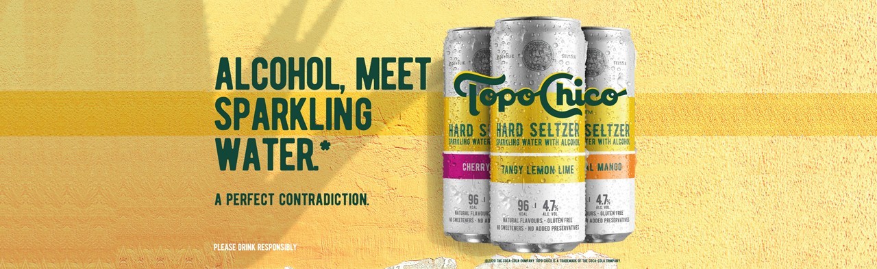 Topo Chico - Alcohol, Meet Sparkling Water 